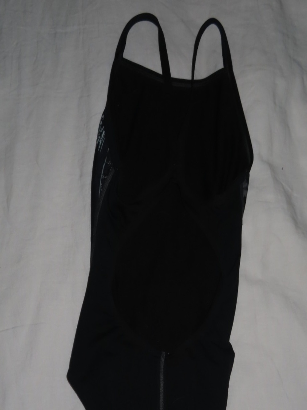 Arena black stripped swimsuit